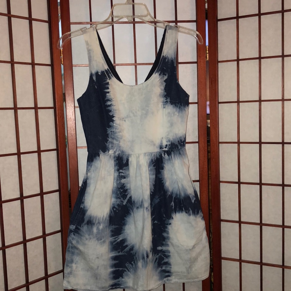 American Eagle Denim Skater Dress EUC